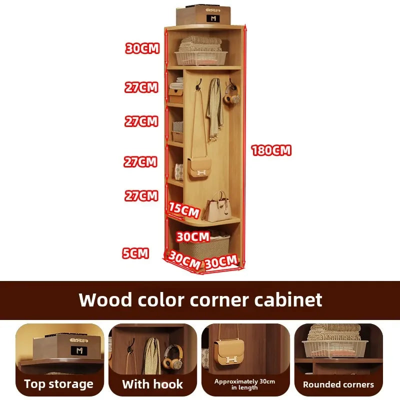 Kova Classic Solid-Wood Corner Cabinet