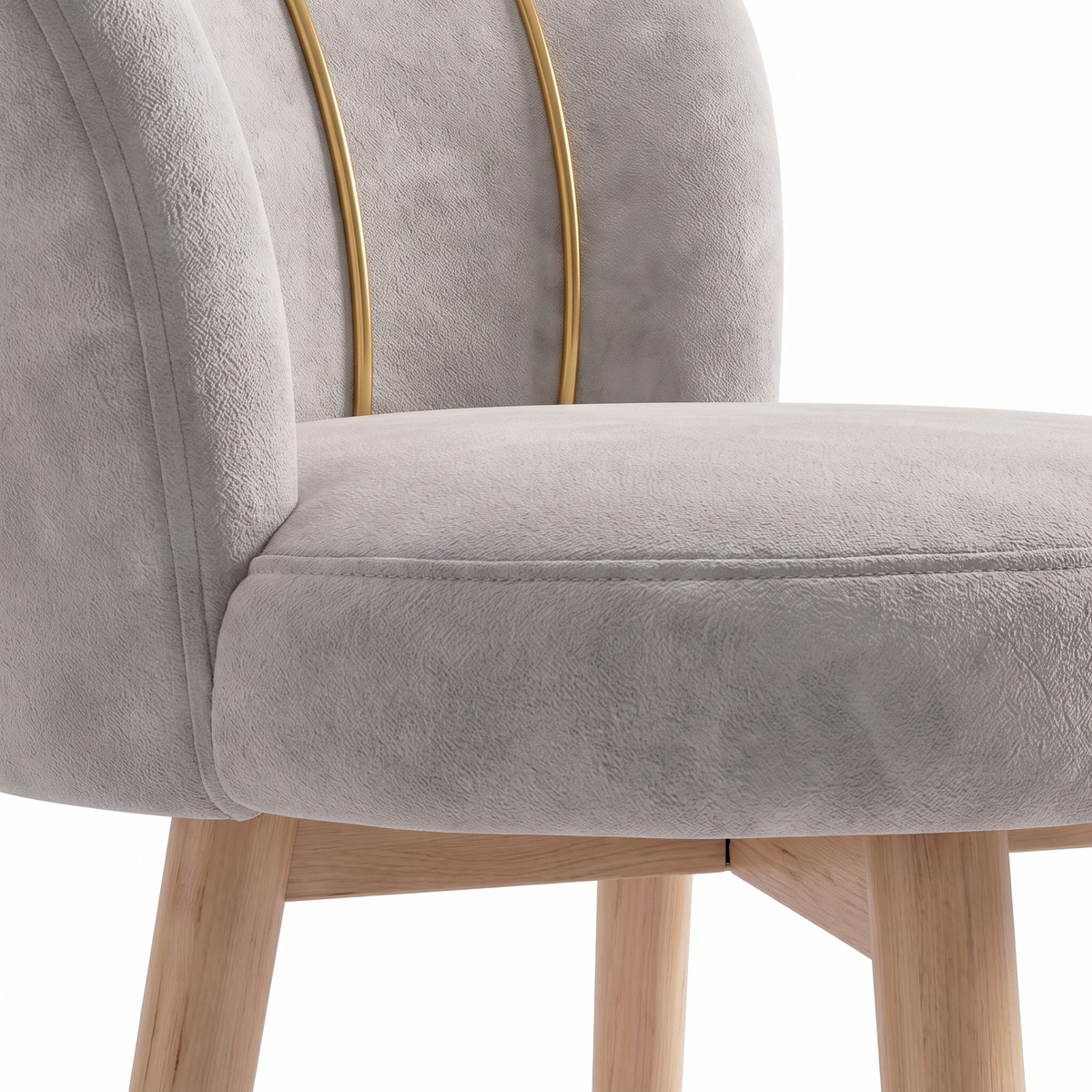 Petra makeup chair - upholstery detail