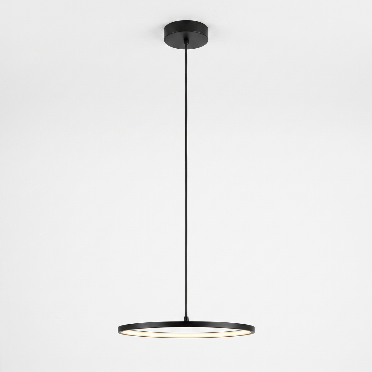 Nimbus LED ring pendant - edge on side profile
