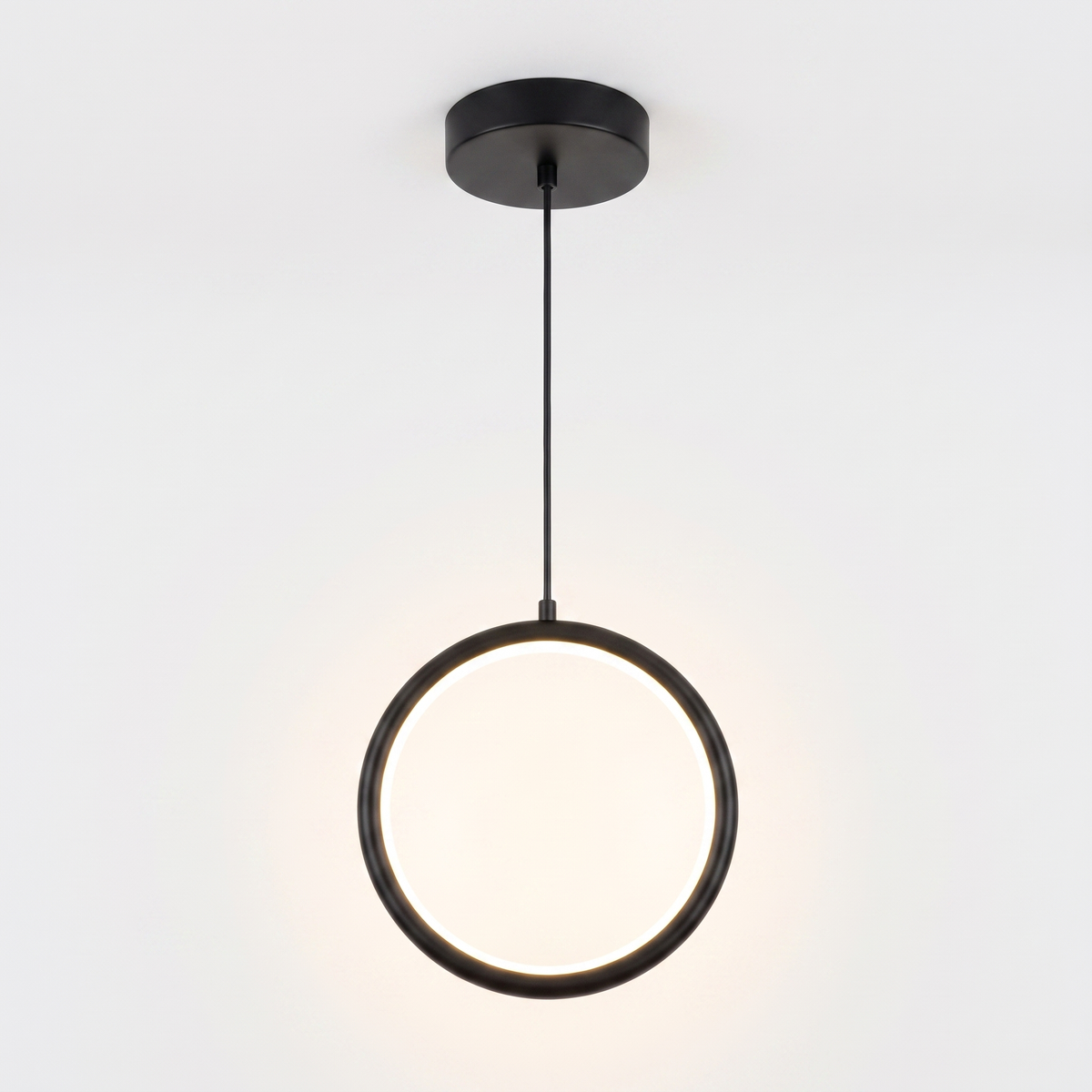 Nimbus LED ring pendant - front view