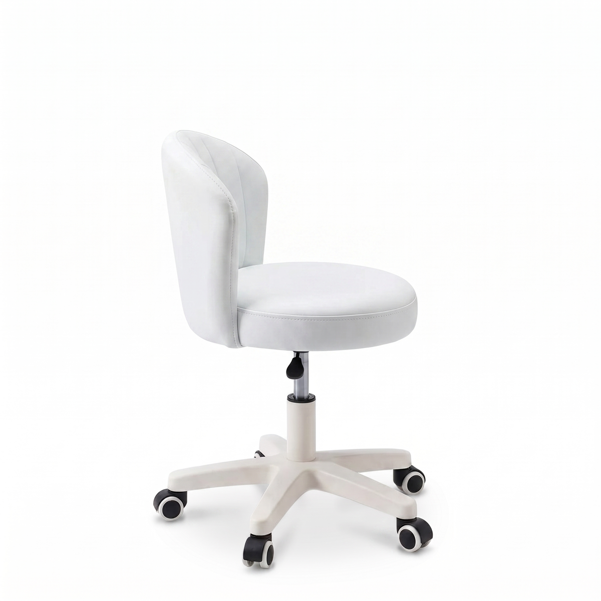 Alvorum Orbit rolling desk chair side profile view