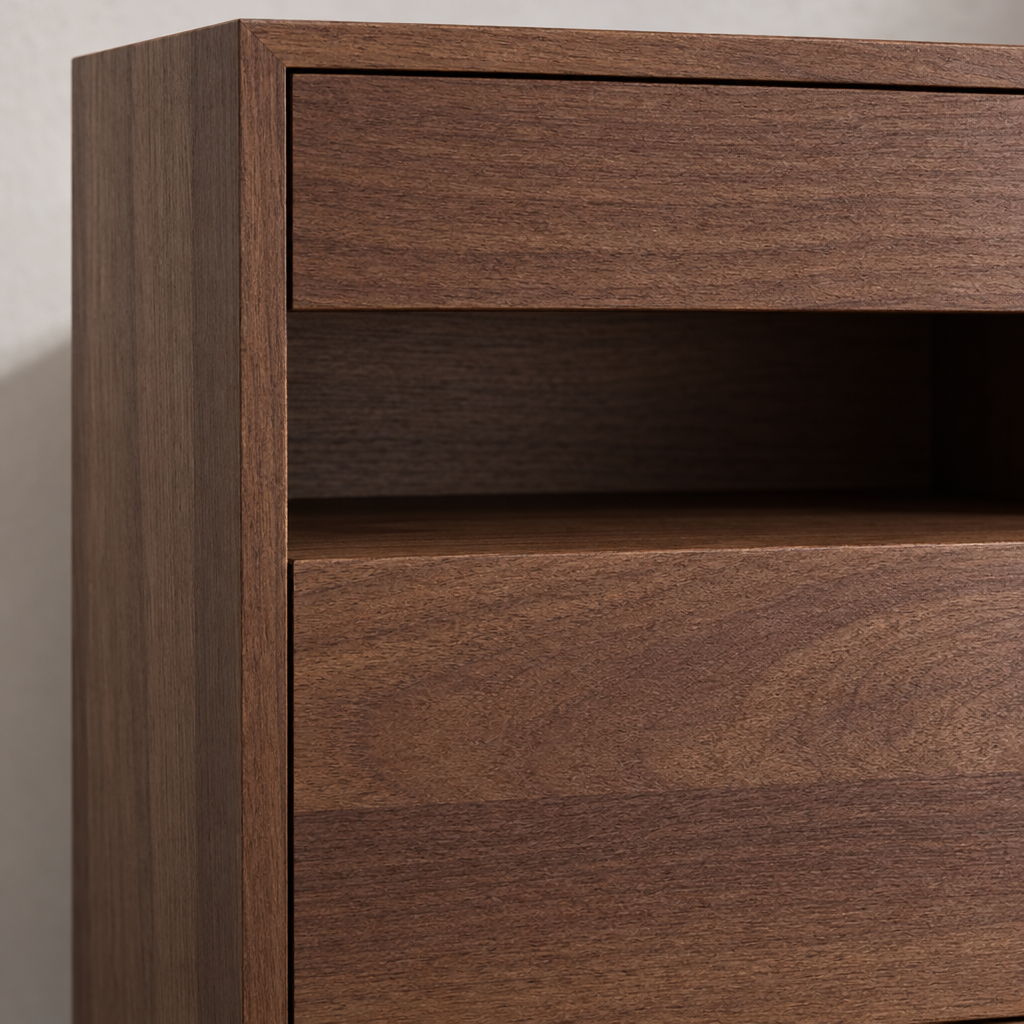 Stig cube nightstand - niche detail