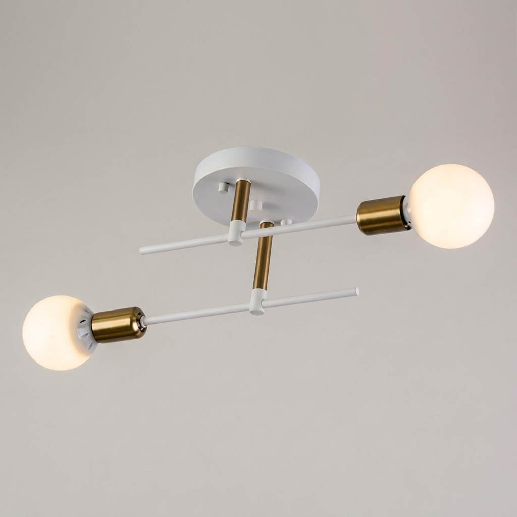 Duo ceiling lamp - front view