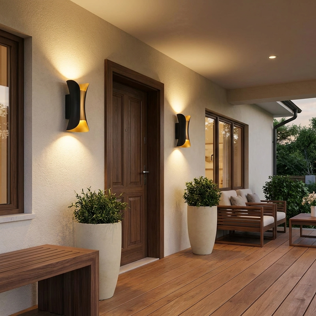 Aurio wall light - lifestyle in use