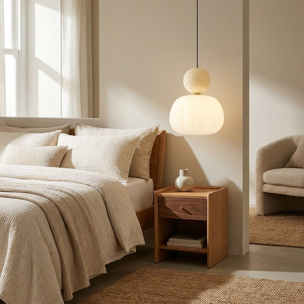 Gourd pendant light - lifestyle