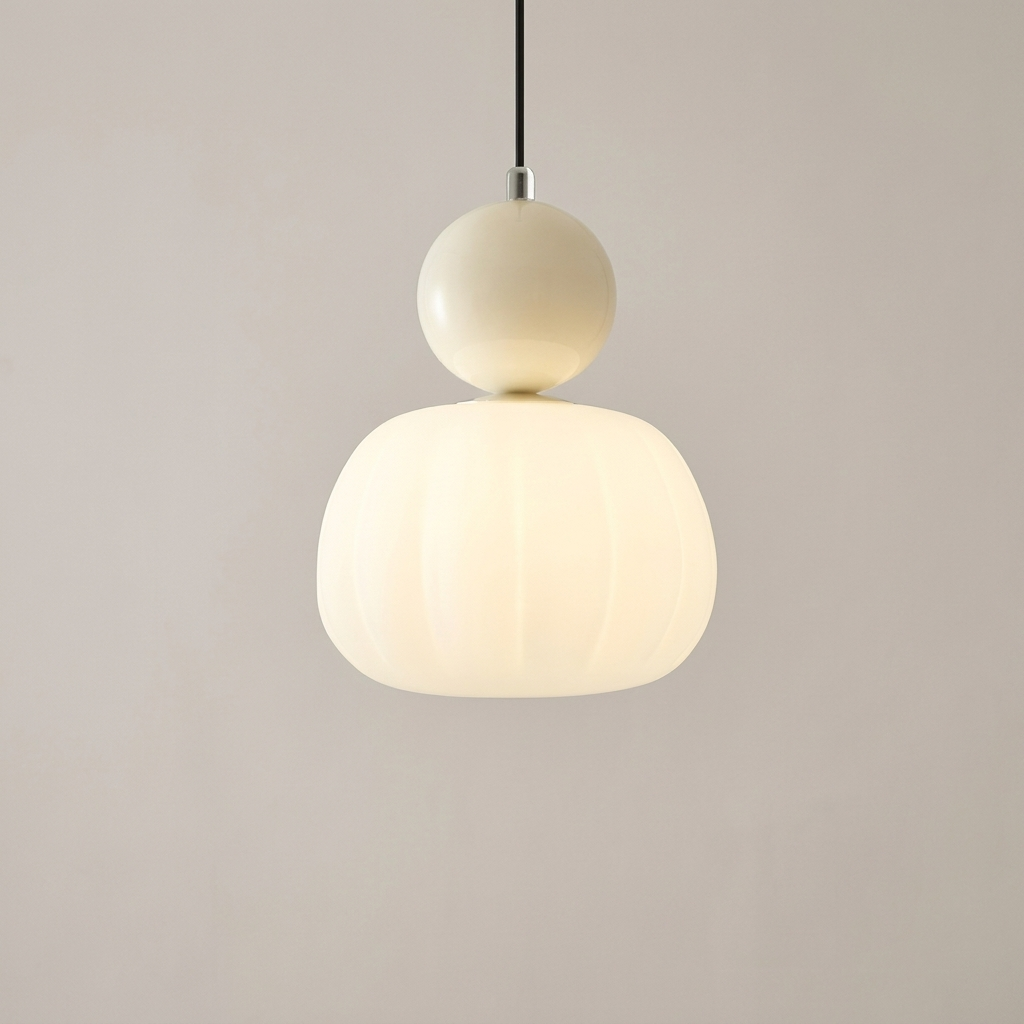 Gourd pendant light - side profile