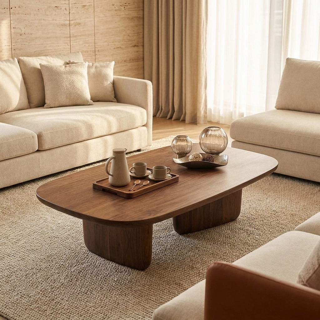 Sten coffee table - lifestyle in use