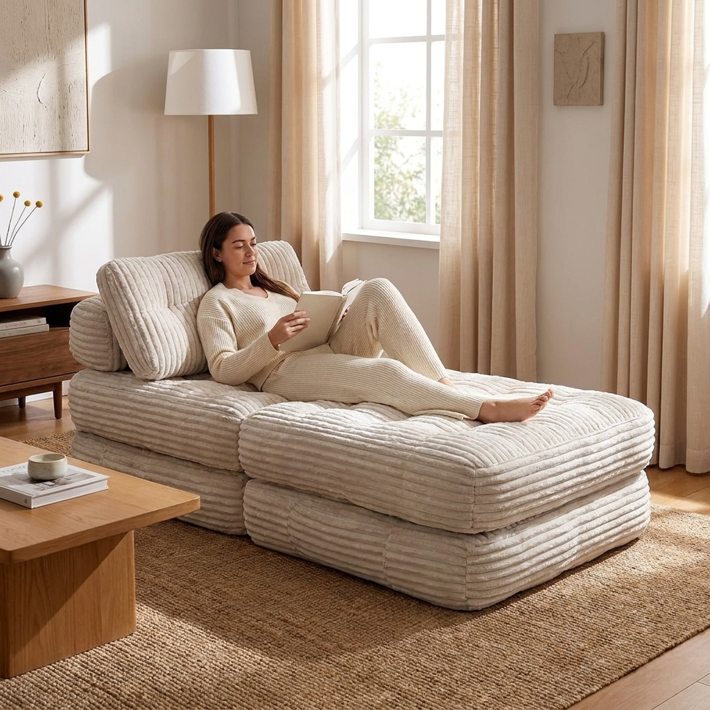 Drift sofa bed chair - lifestyle in use
