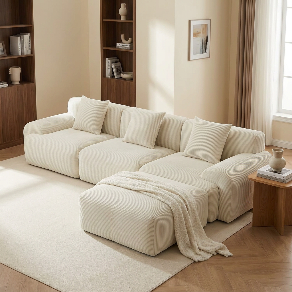 Mellow sectional sofa - lifestyle in use