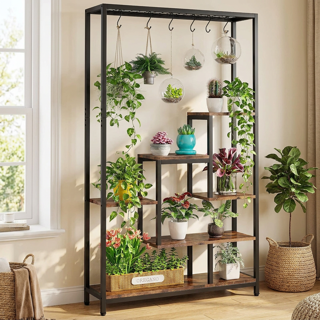 Fern plant stand - lifestyle