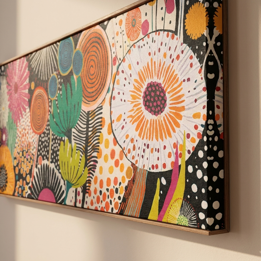 Bloom canvas print - detail close-up