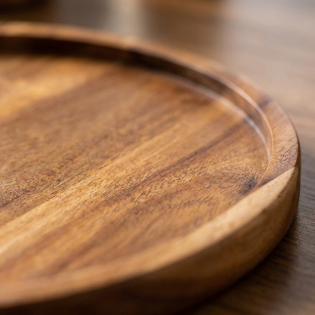 Orla wood tray - detail