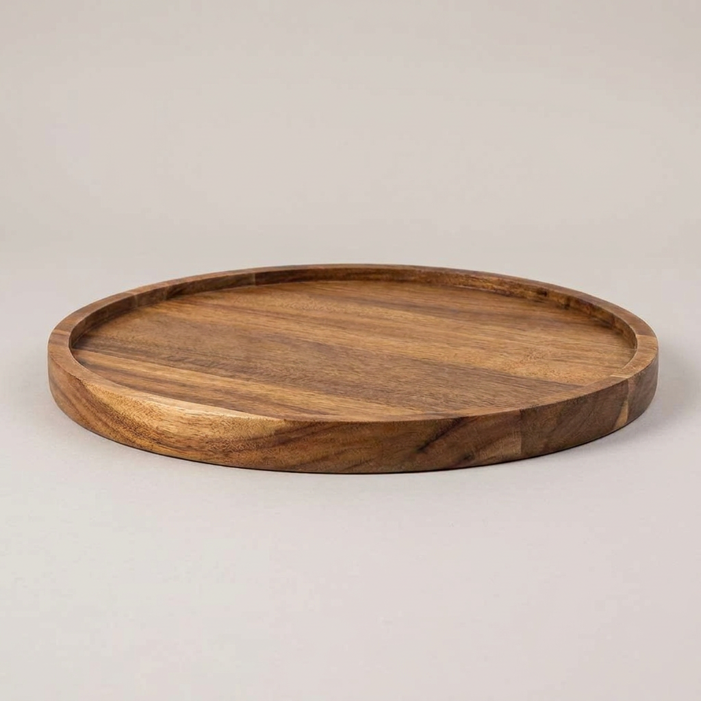 Orla wood tray - side profile