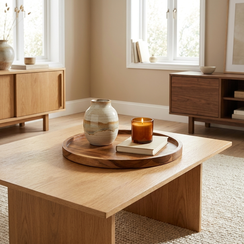 Orla wood tray - lifestyle