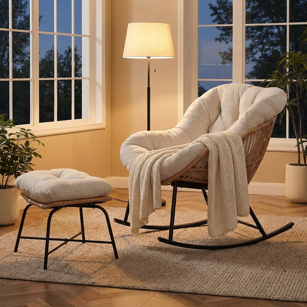 Sway rocking chair - lifestyle evening