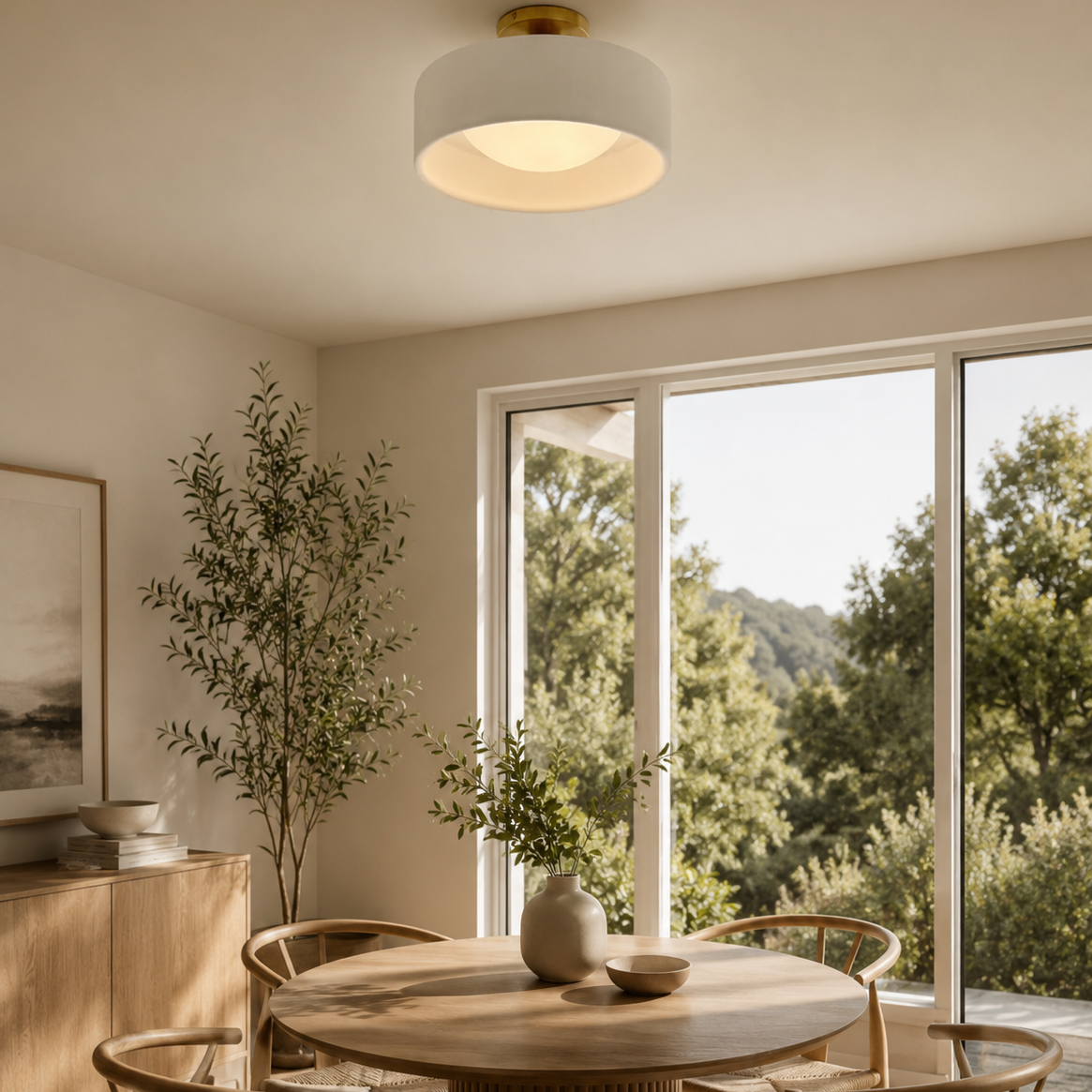 Aurevia Modern Low-Profile Ceiling Fixture