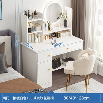Vela Luxe Space-Saving Makeup Vanity