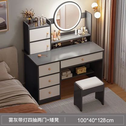 Vela Luxe Space-Saving Makeup Vanity
