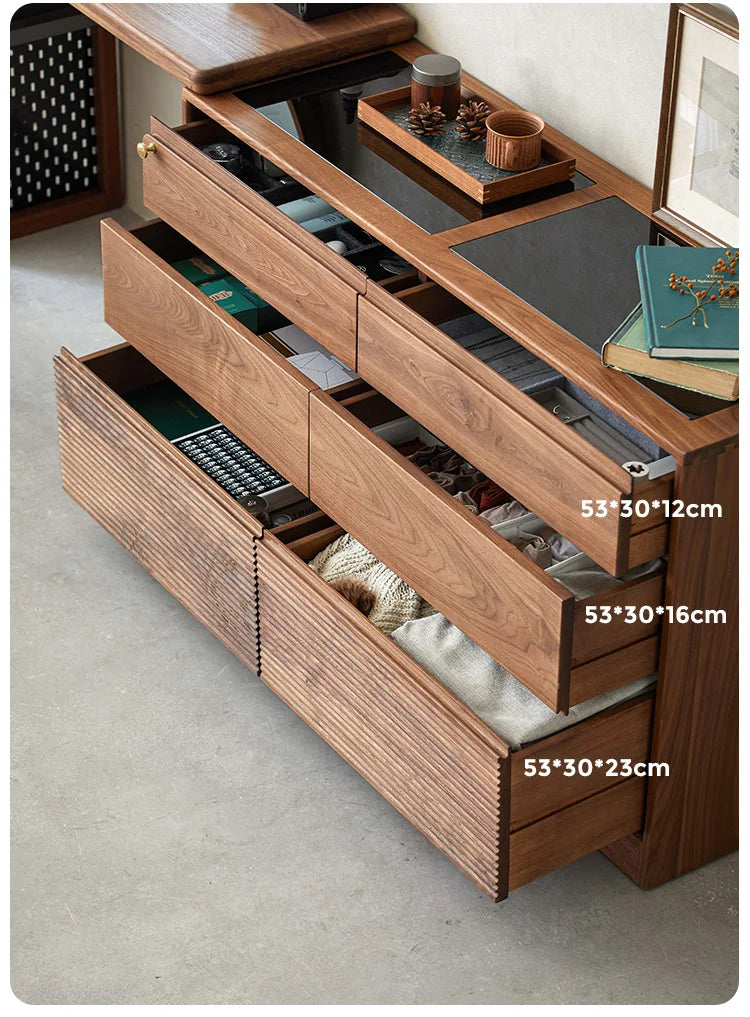 Walna Premium Black-Walnut Vanity Dresser