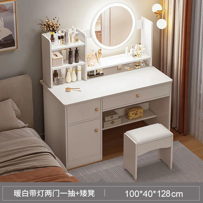 Vela Luxe Space-Saving Makeup Vanity