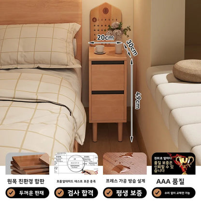 Birk Wooden Ultra-Narrow Storage Cabinet