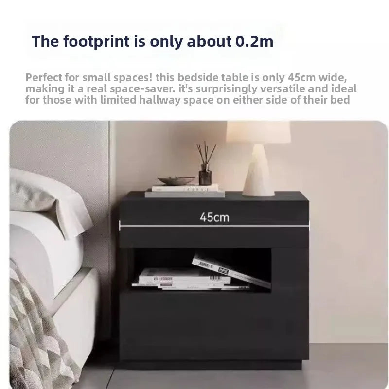 Kumo Wabi-Sabi Floating Wood Nightstand