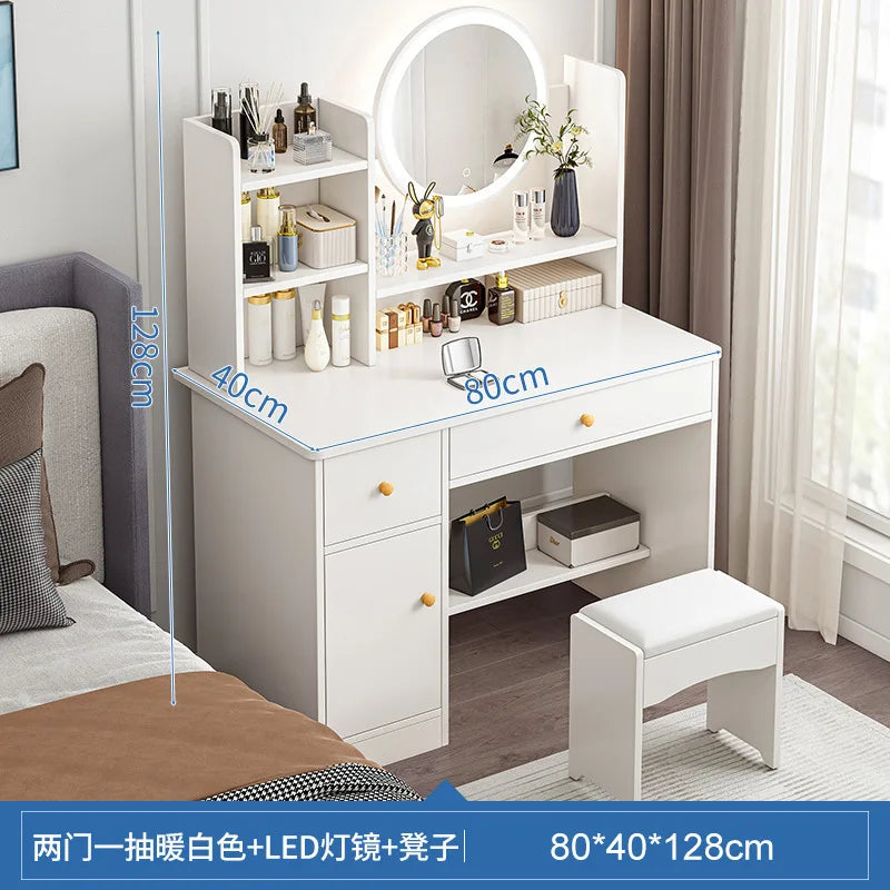 Vela Luxe Space-Saving Makeup Vanity