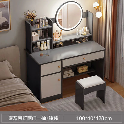 Vela Luxe Space-Saving Makeup Vanity