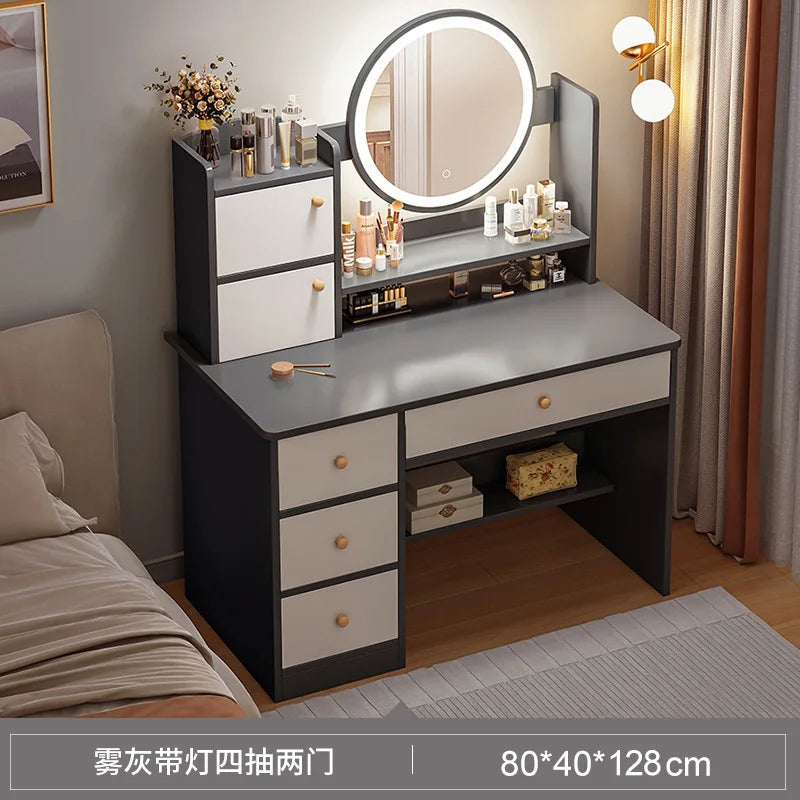 Vela Luxe Space-Saving Makeup Vanity
