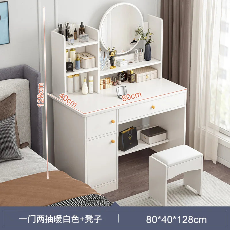 Vela Luxe Space-Saving Makeup Vanity