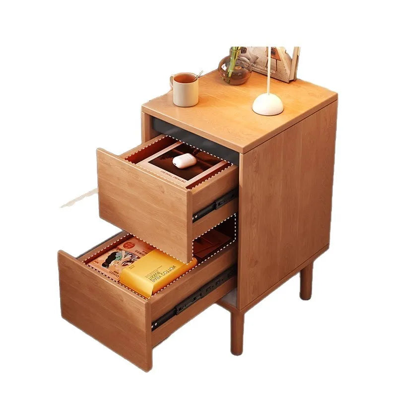 Birk Wooden Ultra-Narrow Storage Cabinet