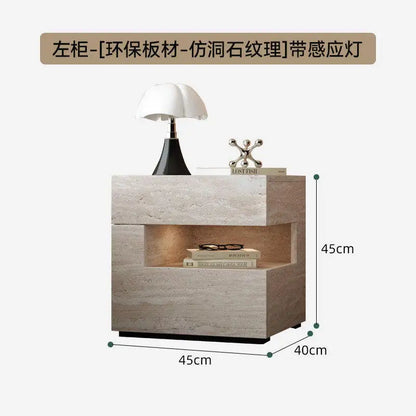 Kumo Wabi-Sabi Floating Wood Nightstand