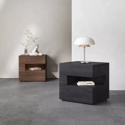 Kumo Wabi-Sabi Floating Wood Nightstand