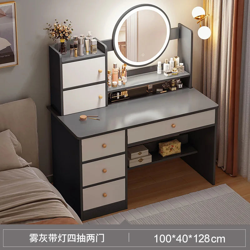 Vela Luxe Space-Saving Makeup Vanity