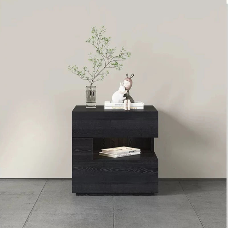 Kumo Wabi-Sabi Floating Wood Nightstand