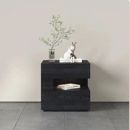 Kumo Wabi-Sabi Floating Wood Nightstand