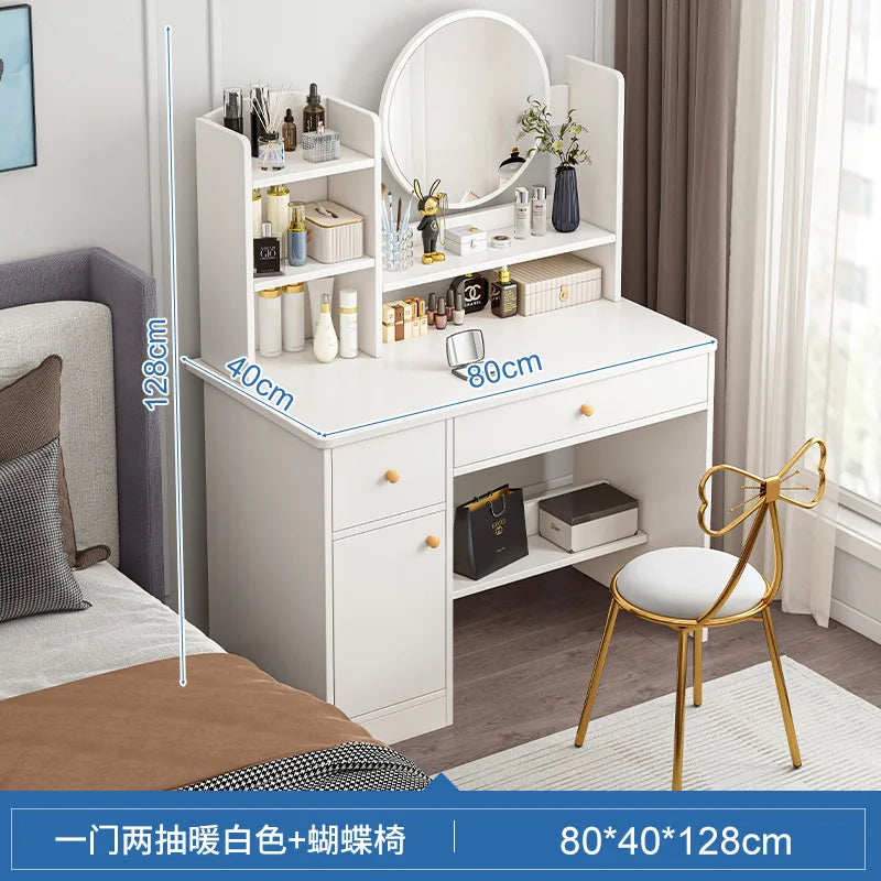 Vela Luxe Space-Saving Makeup Vanity