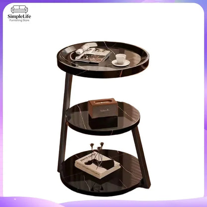 Trio Metal Three-Tier Side Table