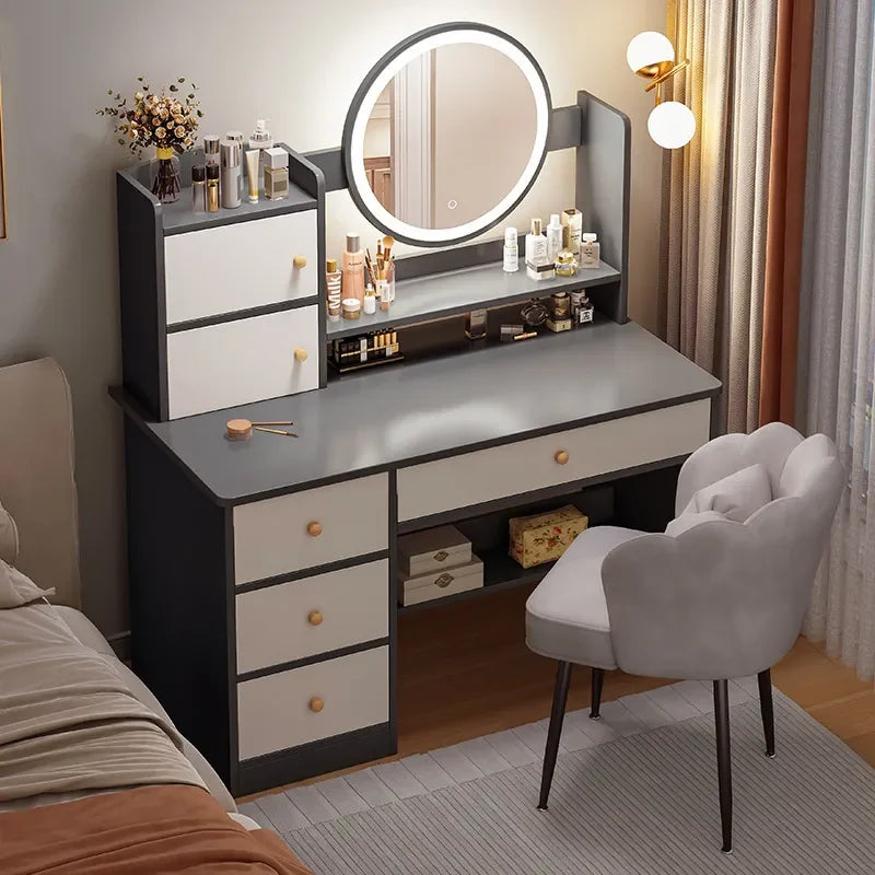 Vela Luxe Space-Saving Makeup Vanity