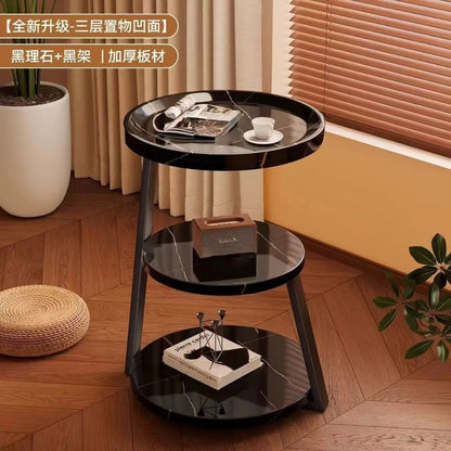 Trio Metal Three-Tier Side Table