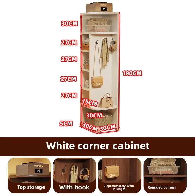 Kova Classic Solid-Wood Corner Cabinet