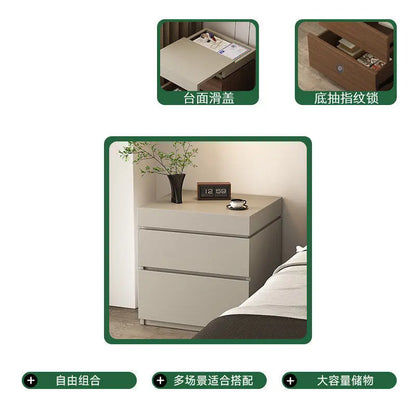 Vault Wooden Hidden-Compartment Bedside Cabinet
