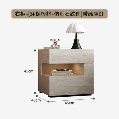 Kumo Wabi-Sabi Floating Wood Nightstand