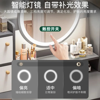 Vela Luxe Space-Saving Makeup Vanity