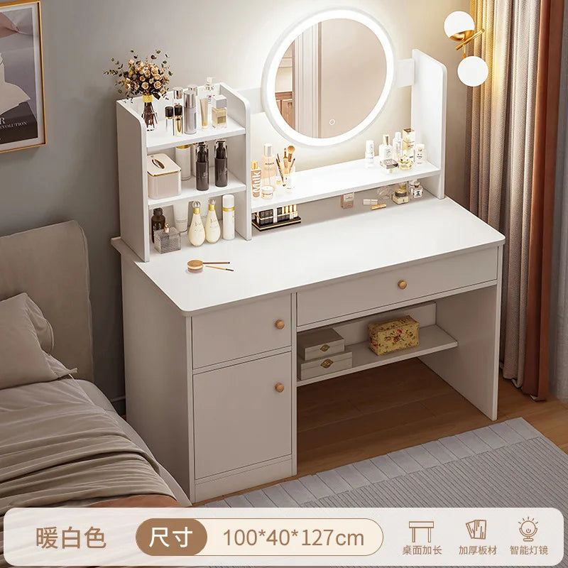 Vela Luxe Space-Saving Makeup Vanity