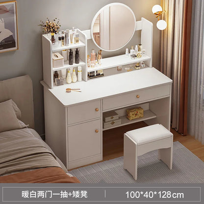 Vela Luxe Space-Saving Makeup Vanity