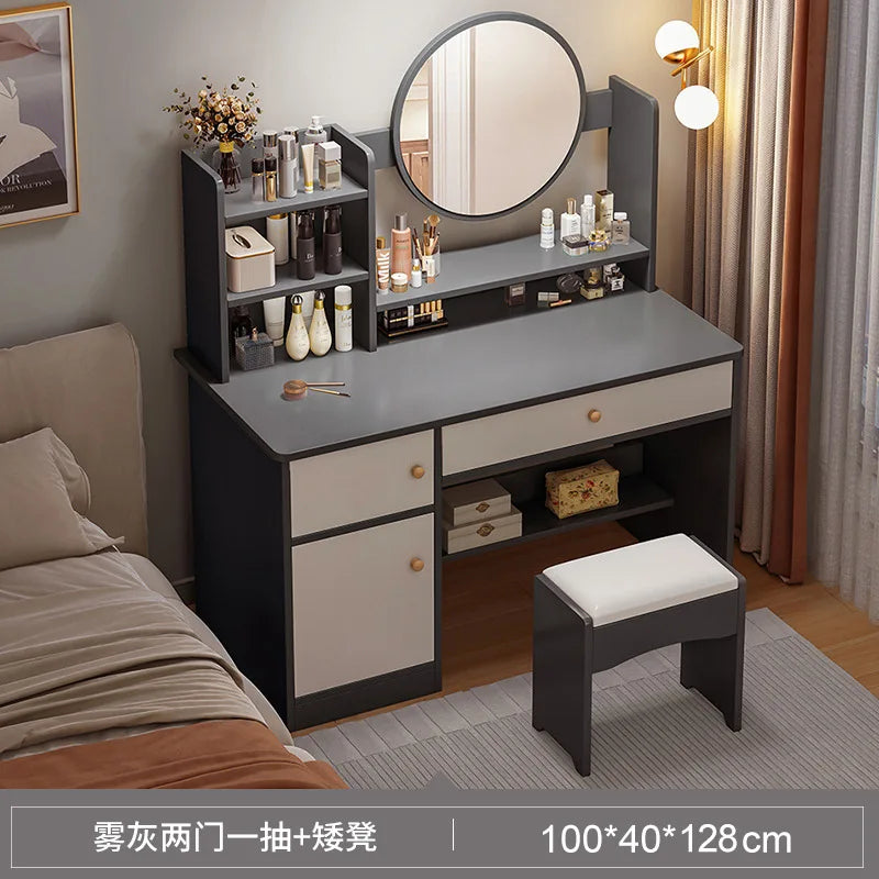 Vela Luxe Space-Saving Makeup Vanity