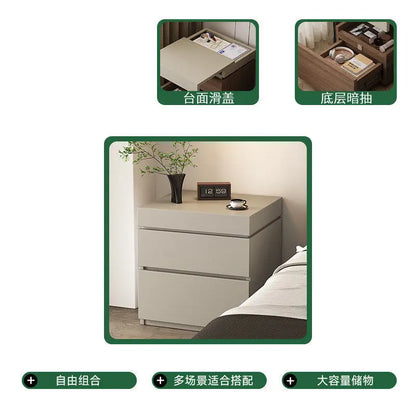 Vault Wooden Hidden-Compartment Bedside Cabinet