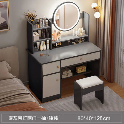 Vela Luxe Space-Saving Makeup Vanity