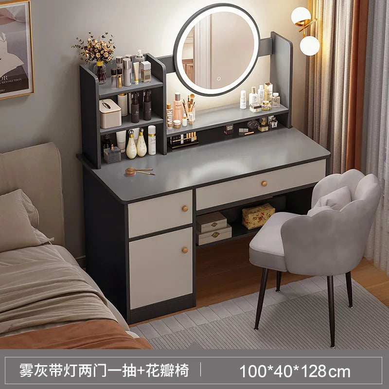 Vela Luxe Space-Saving Makeup Vanity